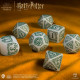 Кубики RPG Harry Potter. Slytherin Modern Dice Set - White. Q WORKSHOP (190142/2023/2/B)