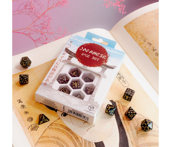 Кубики RPG Japanese Dice Set: Deep Night Firefly. Q WORKSHOP (SKAN03)