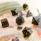 Кубики RPG Japanese Dice Set: Deep Night Firefly. Q WORKSHOP (SKAN03)