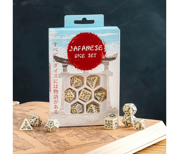 Кубики RPG Japanese Dice Set: Last Words Stone. Q WORKSHOP (SKAN05)