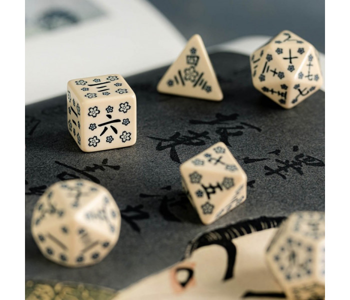 Кубики RPG Japanese Dice Set: Last Words Stone. Q WORKSHOP (SKAN05)