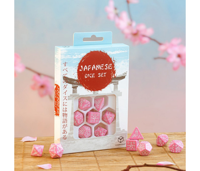 Кубики RPG Japanese Dice Set: Sweet Spring Memory. Q WORKSHOP (SKAN04)