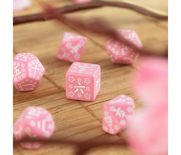 Кубики RPG Japanese Dice Set: Sweet Spring Memory. Q WORKSHOP (SKAN04)
