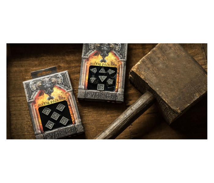 Кубики RPG Metal Dwarven Dice Set. Q WORKSHOP (SMDW01)