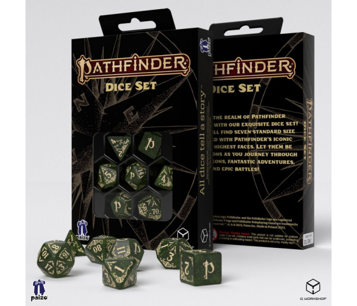 Кубики RPG Pathfinder Dice Set: Arcadia. Q WORKSHOP (SPAT30)