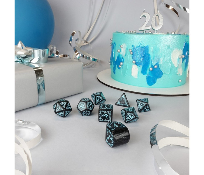 Кубики RPG Q WORKSHOP 20 years: Elvish Dice Set (S20Y01)