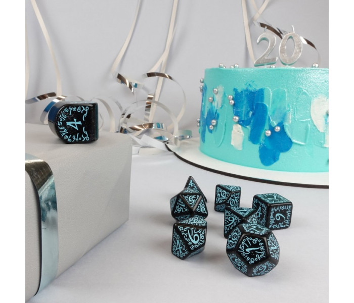 Кубики RPG Q WORKSHOP 20 years: Elvish Dice Set (S20Y01)