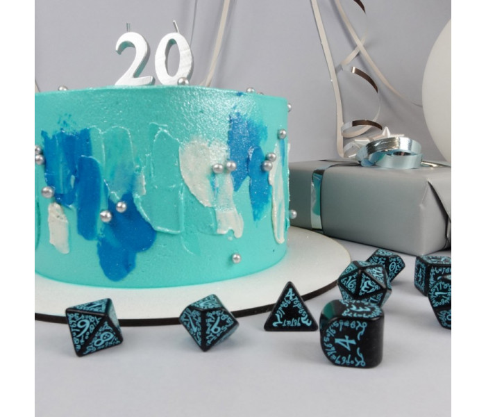 Кубики RPG Q WORKSHOP 20 years: Elvish Dice Set (S20Y01)