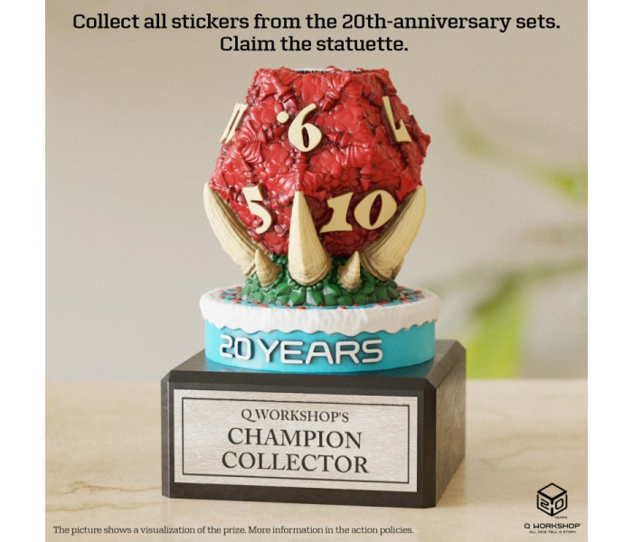 Кубики RPG Q WORKSHOP 20 years: Elvish Dice Set (S20Y01)