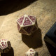 Кубики RPG RuneQuest Beige & burgundy Expansion 3 Dice Set. Q WORKSHOP (SRQE02)