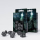 Кубики RPG Runic Black & white Dice Set. Q WORKSHOP (SRUN01)