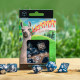 Кубики RPG Shimmering Llama Dice Set (Glittering dark blue & white). Q WORKSHOP (SLLA03)