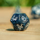 Кубики RPG Shimmering Llama Dice Set (Glittering dark blue & white). Q WORKSHOP (SLLA03)