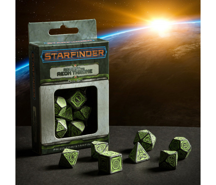 Кубики RPG Starfinder Against the Aeon Throne Dice Set. Q WORKSHOP (STAR02)