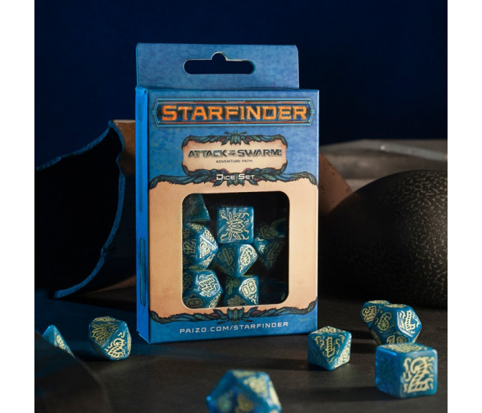 Кубики RPG Starfinder Attack of the Swarm Dice Set. Q WORKSHOP (STAR07)