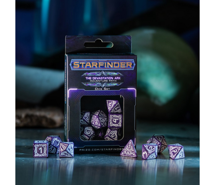 Кубики RPG Starfinder Devastation Ark Dice Set. Q WORKSHOP (STAR09)