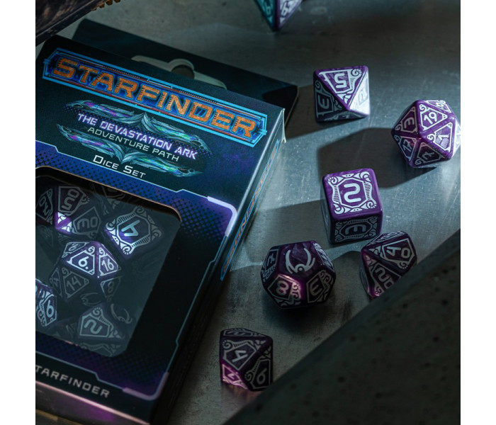 Кубики RPG Starfinder Devastation Ark Dice Set. Q WORKSHOP (STAR09)
