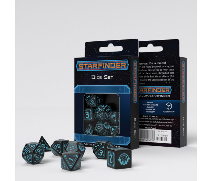 Кубики RPG Starfinder Dice Set. Q WORKSHOP (STAR05)