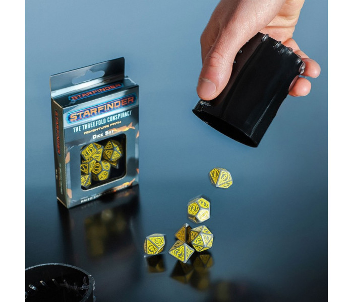 Кубики RPG Starfinder Threefold Conspiracy Dice Set. Q WORKSHOP (STAR08)
