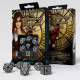 Кубики RPG Steampunk Clockwork Black & White Dice Set. Q WORKSHOP (SSTC01)