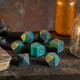 Кубики RPG Steampunk Clockwork: Nautical Apparatus Modern Dice Set. Q WORKSHOP (RSTC05)