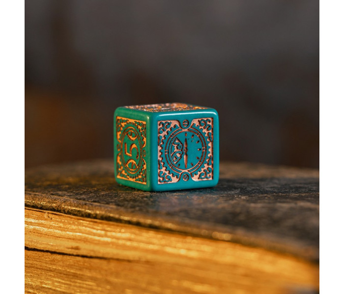 Кубики RPG Steampunk Clockwork: Nautical Apparatus Modern Dice Set. Q WORKSHOP (RSTC05)