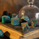 Кубики RPG Steampunk Clockwork: Nautical Apparatus Modern Dice Set. Q WORKSHOP (RSTC05)