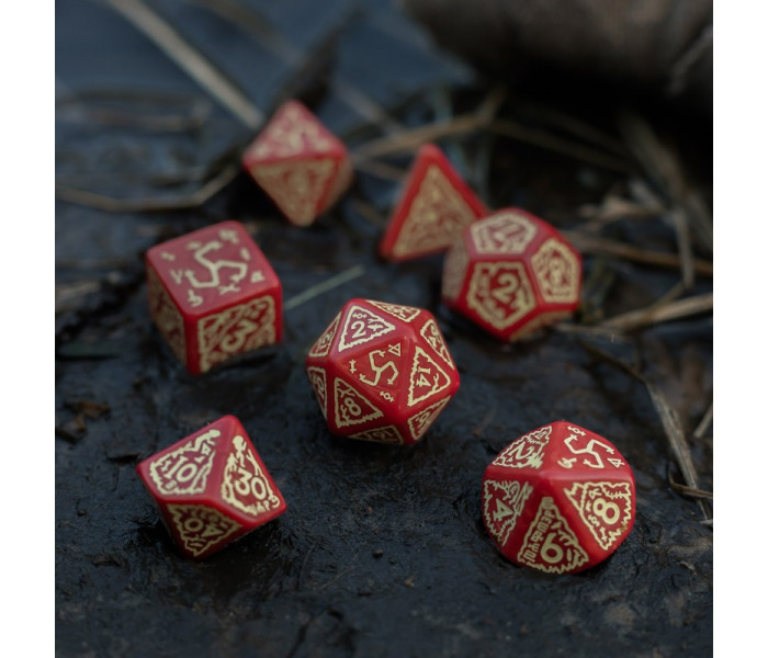 Кубики RPG The Witcher Dice Set. Crones - Brewess. Q WORKSHOP (SWCR01)