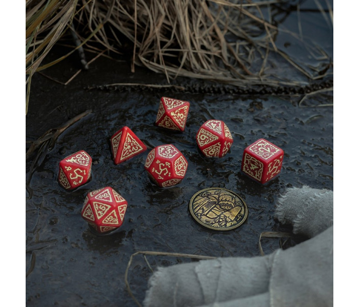 Кубики RPG The Witcher Dice Set. Crones - Brewess. Q WORKSHOP (SWCR01)