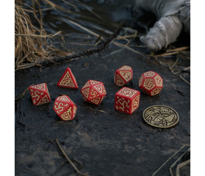 Кубики RPG The Witcher Dice Set. Crones - Brewess. Q WORKSHOP (SWCR01)