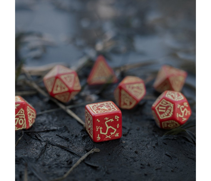 Кубики RPG The Witcher Dice Set. Crones - Brewess. Q WORKSHOP (SWCR01)