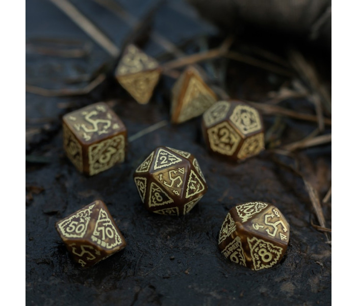 Кубики RPG The Witcher Dice Set. Crones - Weavess. Q WORKSHOP (SWCR02)