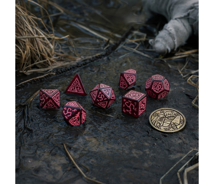 Кубики RPG The Witcher Dice Set. Crones - Whispess. Q WORKSHOP (SWCR03)
