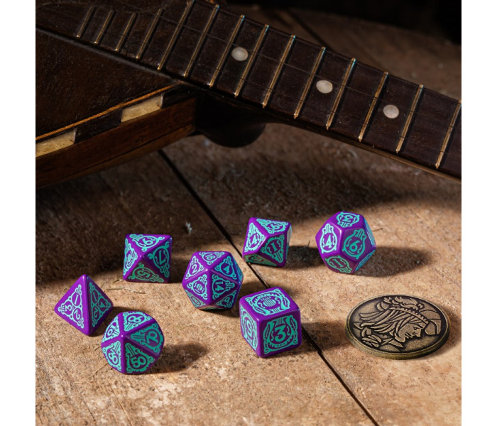 Кубики RPG The Witcher Dice Set. Dandelion - Half a Century of Poetry. Q WORKSHOP (SWDA03)
