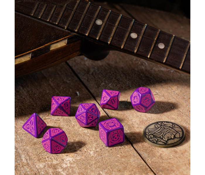 Кубики RPG The Witcher Dice Set. Dandelion - the Conqueror of Hearts. Q WORKSHOP (SWDA02)