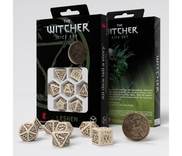 Кубики RPG The Witcher Dice Set. Leshen - The Master of Crows. Q WORKSHOP (SWLE01)