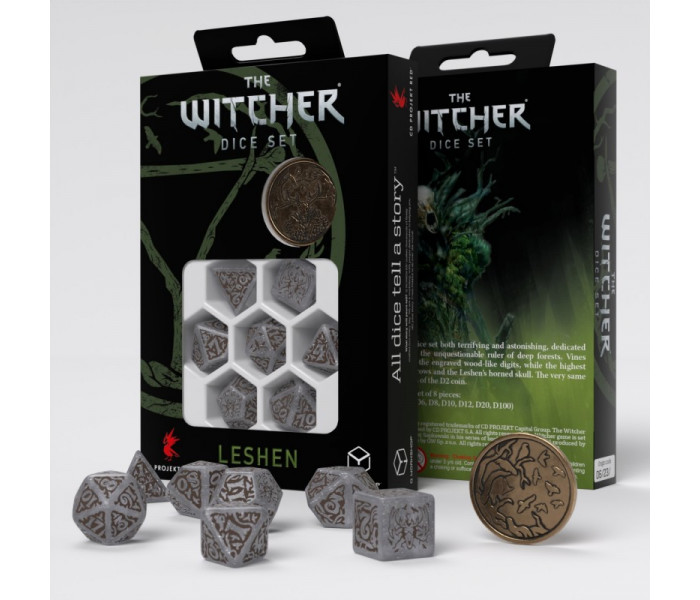 Кубики RPG The Witcher Dice Set. Leshen – The Shapeshifter. Q WORKSHOP (SWLE03)