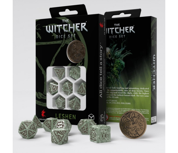 Кубики RPG The Witcher Dice Set. Leshen - The Totem Builder. Q WORKSHOP (SWLE02)