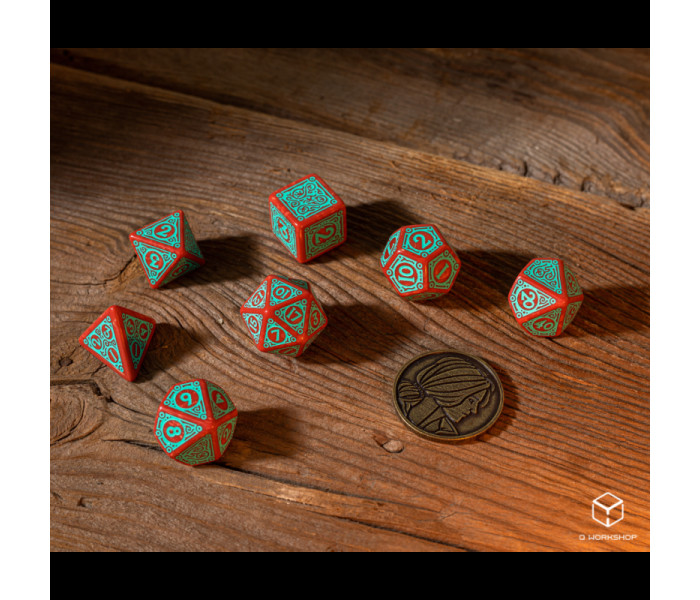Кубики RPG The Witcher Dice Set. Triss - Merigold the Fearless. Q WORKSHOP (SWTR02)