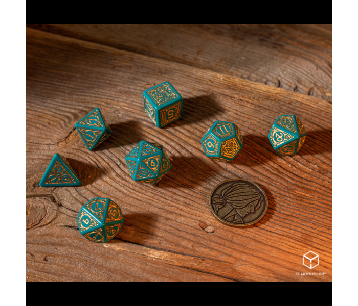 Кубики RPG The Witcher Dice Set. Triss - The Beautiful Healer. Q WORKSHOP (SWTR03)
