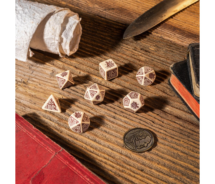 Кубики RPG The Witcher Dice Set. Vesemir - The Old Wolf. Q WORKSHOP (SWVE01)