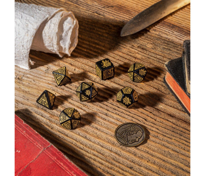 Кубики RPG The Witcher Dice Set. Vesemir - The Sword Master. Q WORKSHOP (SWVE02)