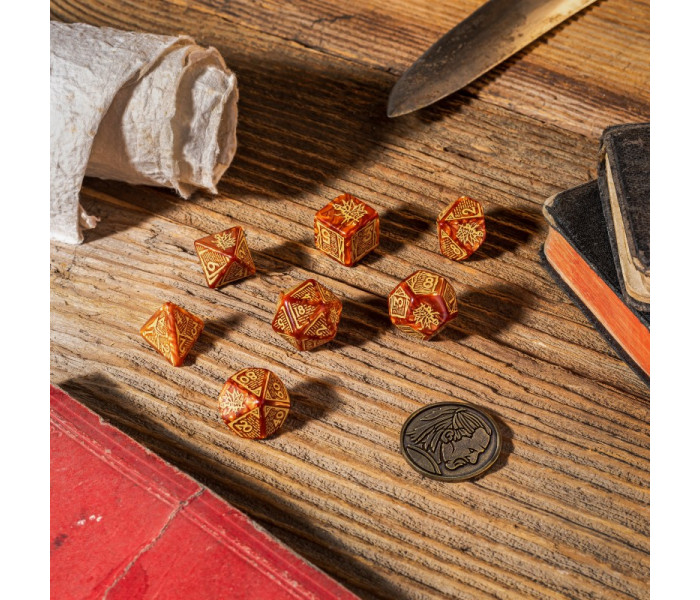 Кубики RPG The Witcher Dice Set. Vesemir - The Wise Witcher. Q WORKSHOP (SWVE03)