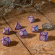 Кубики RPG The Witcher Dice Set. Yennefer - Lilac and Gooseberries. Q WORKSHOP (SWYE03)