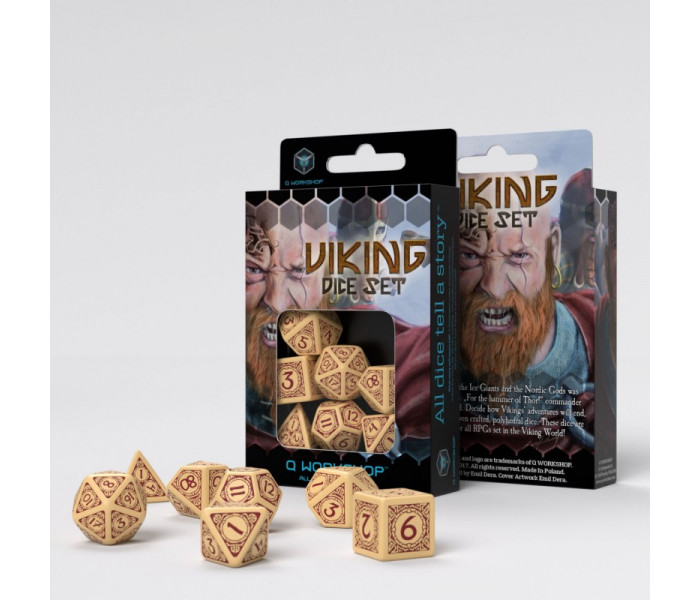 Кубики RPG Viking Dice Set: Valhalla. Q WORKSHOP (SVIK01)