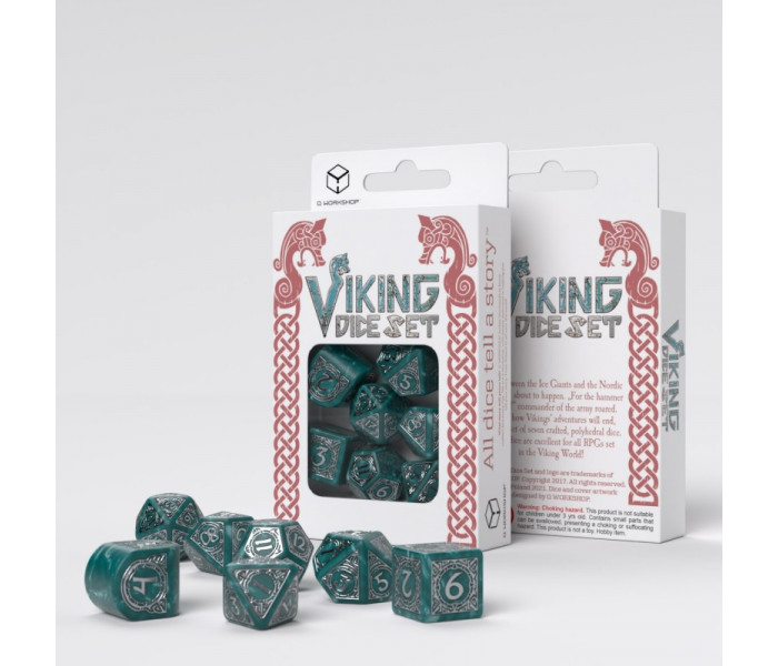 Кубики RPG Viking Modern Dice Set: Mjolnir. Q WORKSHOP (RVIK04)