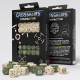 Набір кубиків Crosshairs Compact D6: Beige&Olive (20 шт). Q WORKSHOP (STCA03)