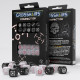 Набор кубиков Crosshairs Compact D6: Black&Pearl (20 шт). Q WORKSHOP (STCA05)