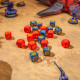 Набор кубиков Crosshairs Compact D6: Cobalt&Red (20 шт). Q WORKSHOP (STCA01)
