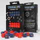 Набор кубиков Crosshairs Compact D6: Cobalt&Red (20 шт). Q WORKSHOP (STCA01)